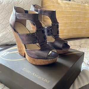 Enzo Angiolini Wedge Boots